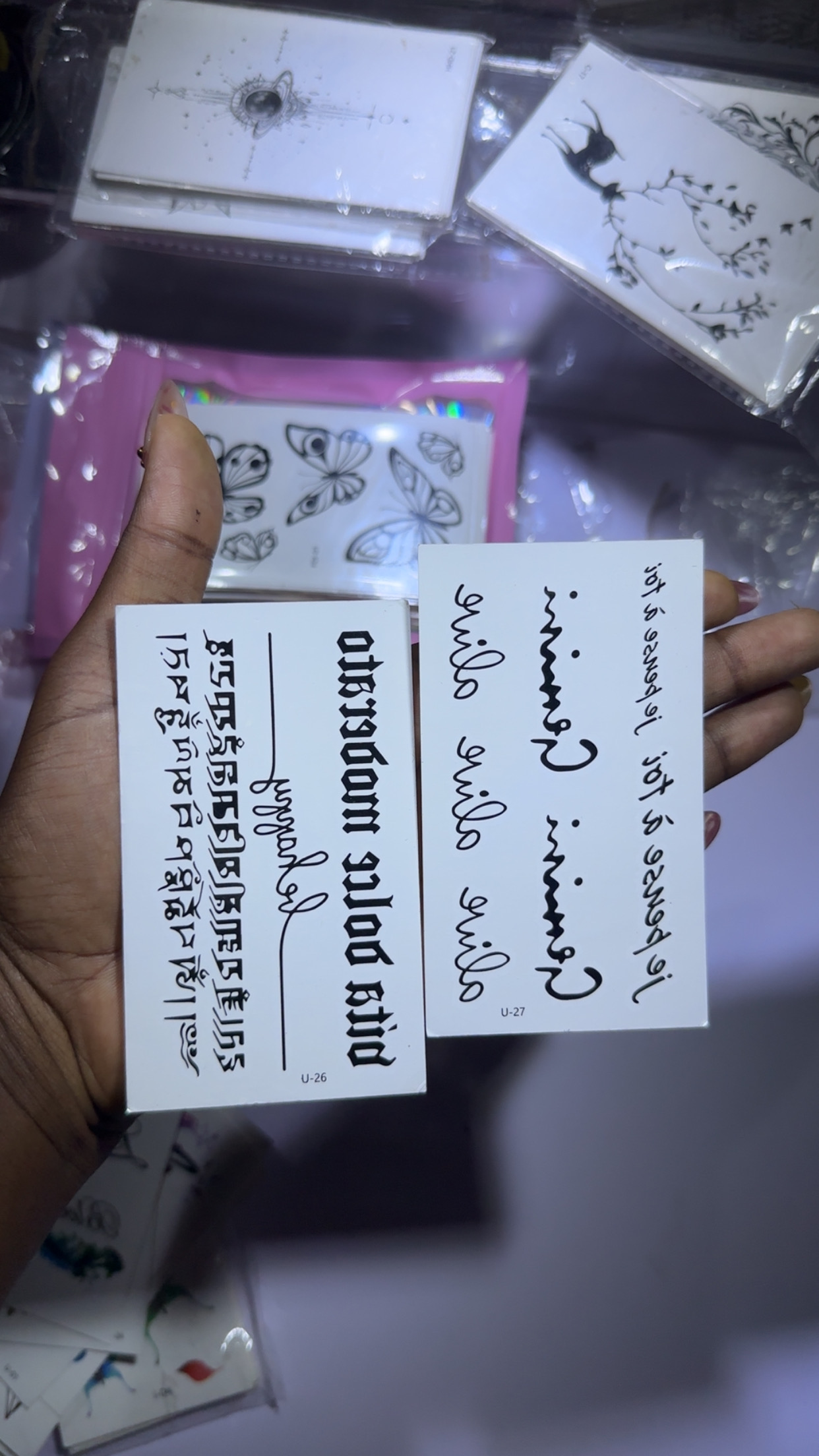 Tattoo Stickers(U designs)