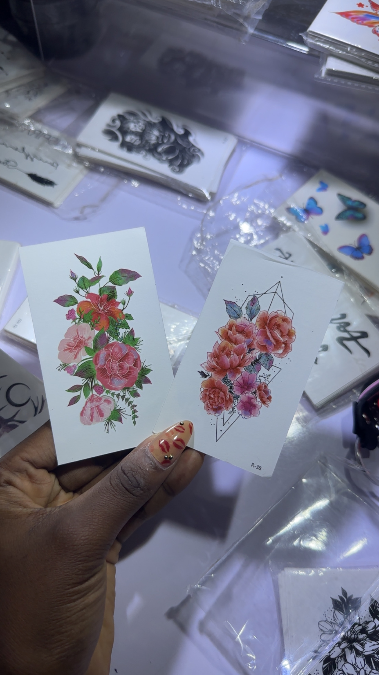 Tattoo Stickers(R colored designs)