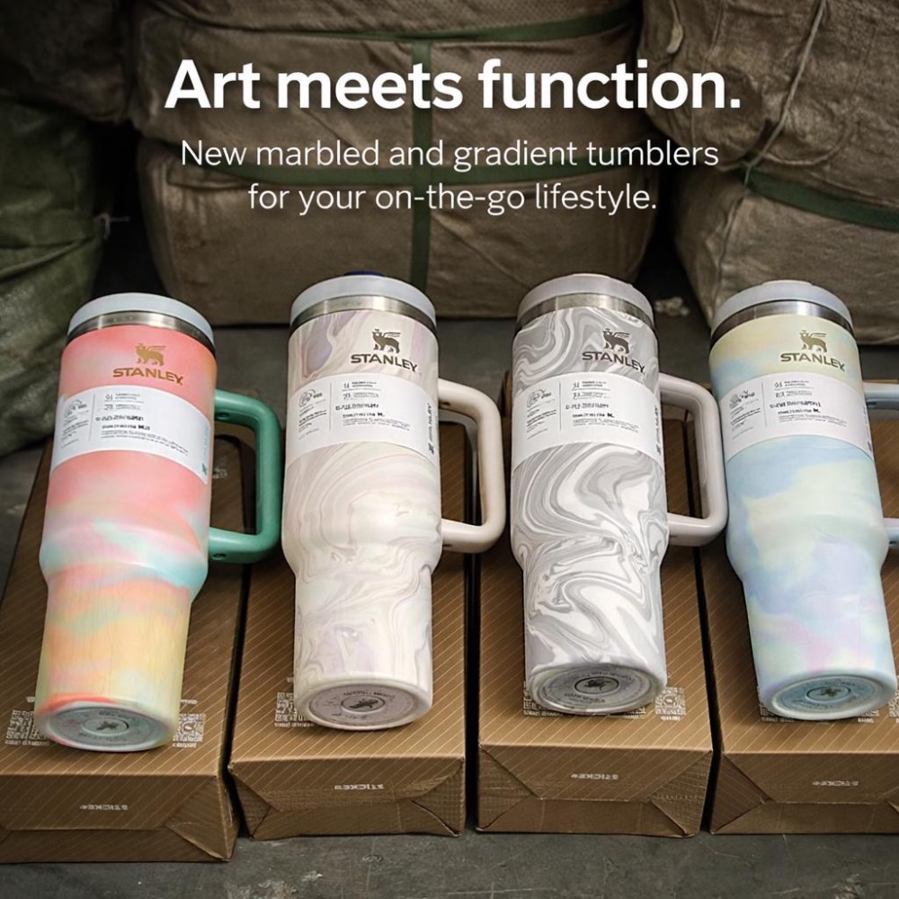 Marble Stanley bottle