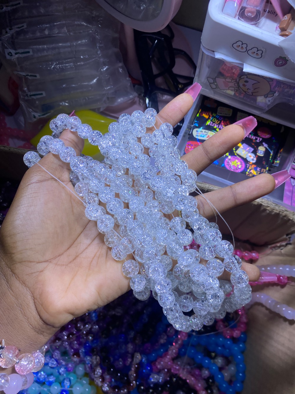 Cracked Bead Strands