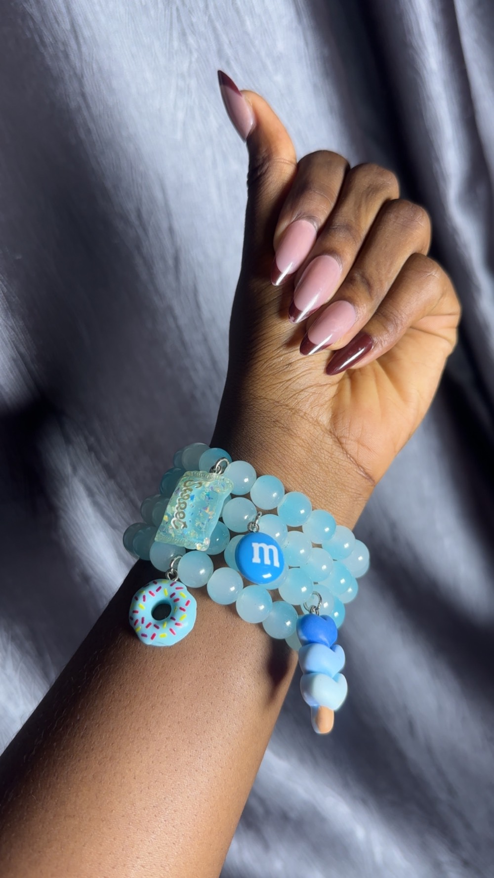 Charm Bracelets (blue and green)